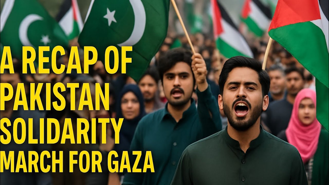 Pakistan’s Voice for Peace: A Recap of the Palestine Solidarity March