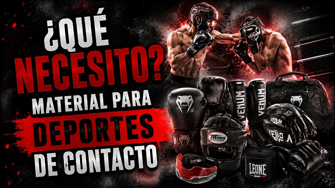 MATERIAL NECESARIO PARA PRACTICAR DEPORTES DE CONTACTO #boxeo #kickboxing #mma #defensapersonal