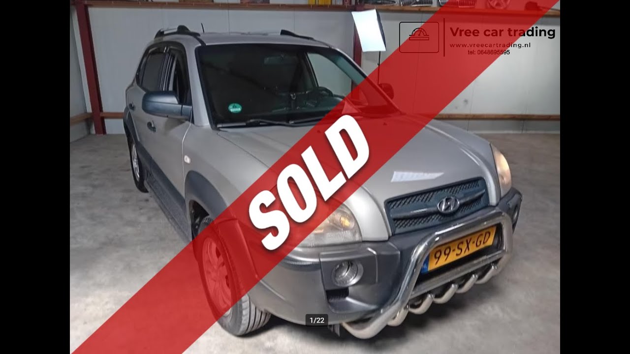 Vree Car Trading | Hyundai Tucson 2.0 I 2WD BJ2006 AIRCO TREKHAAK NAP | SOLD | &copy;Henny Wissink
