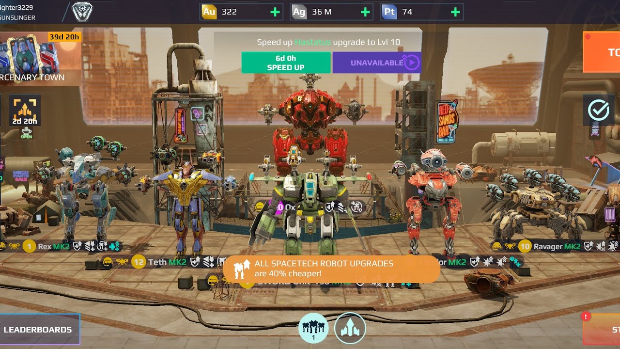 Fighting my clan mate in War robots 