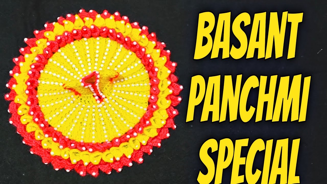 Basant PANCHAMI SPECIAL woolen dress for 4-5 number laddugopal ji 🧶🪡 