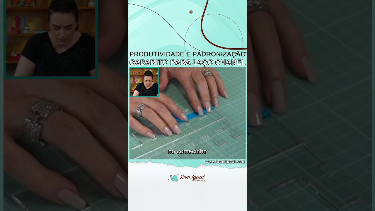 GABARITO PARA LA&Ccedil;O CHANEL - PRODUTIVIDADE E PADRONIZA&Ccedil;&Atilde;O