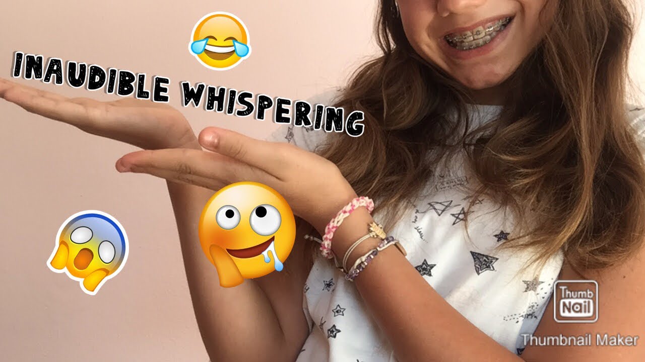 INAUDIBLE WHISPERING, il mio trigger preferito! ||ASMR ITA