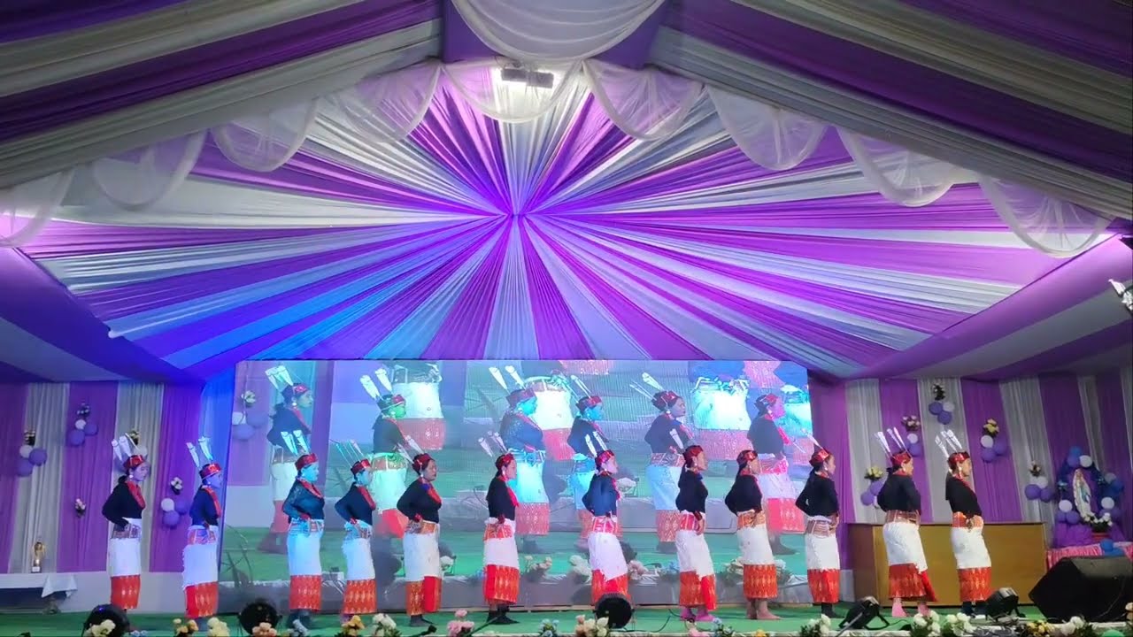 Longkhaw tingkhozong women group dance||Holy Rosary catholic Church silver Jubilee celebration 2025