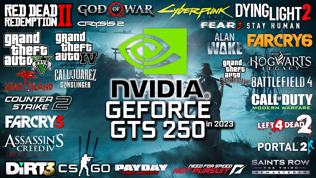 GeForce GTS 250 in 2023 - Test in 30 Games