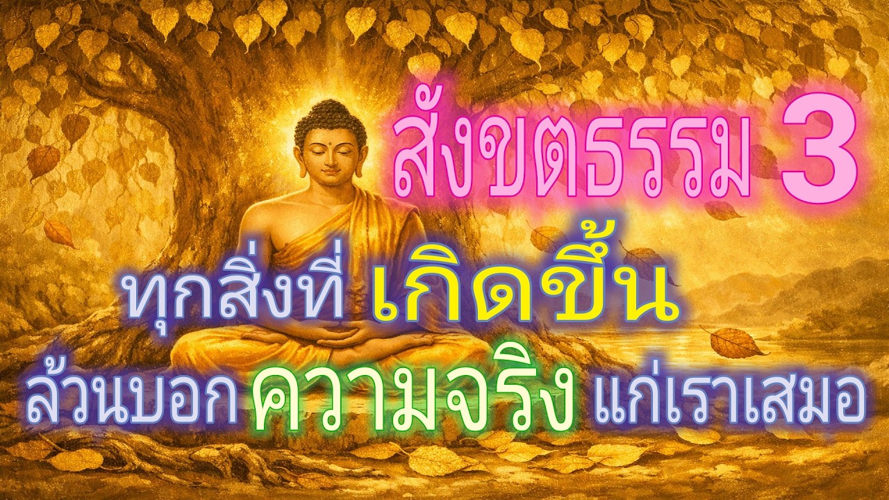สังขตธรรม 3 — ทุกสิ่งที่เกิดขึ้น ล้วนบอกความจริงแก่เราเสมอ | กฎแห่งธรรมชาติ | ฟังธรรมะก่อนนอน