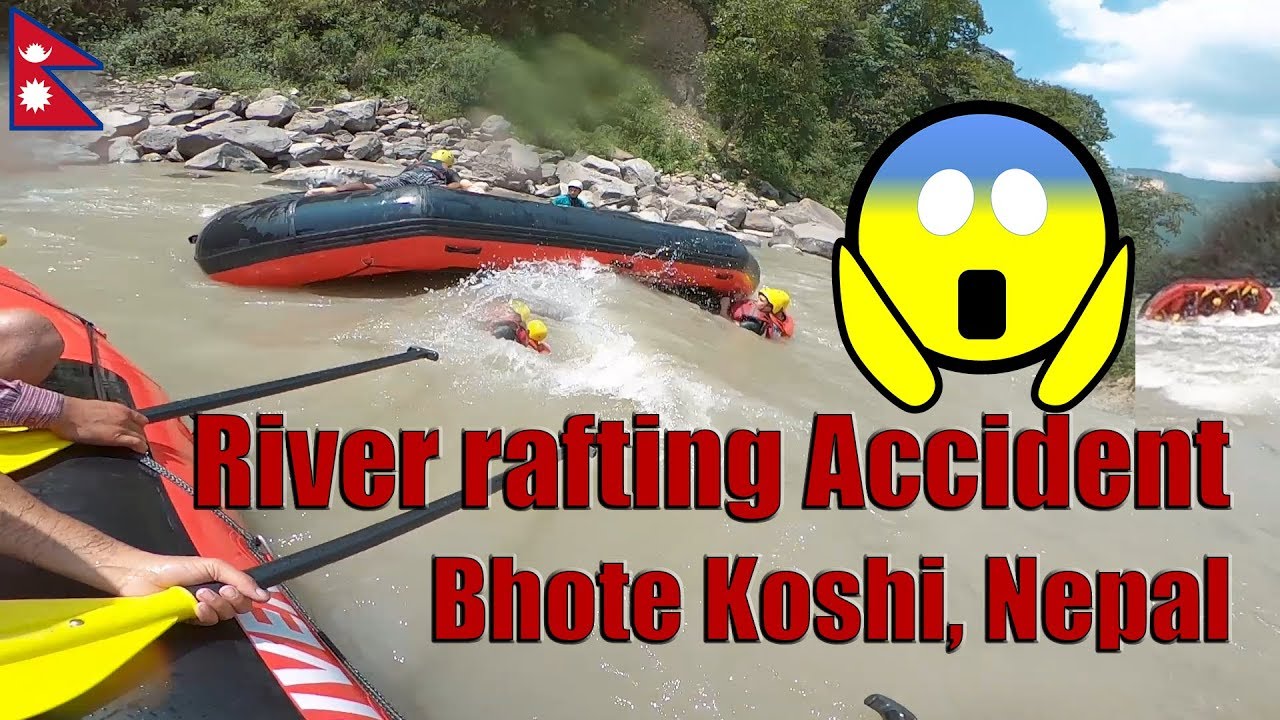 Bhote Koshi Rafting, raft flip and rescue | Nepal