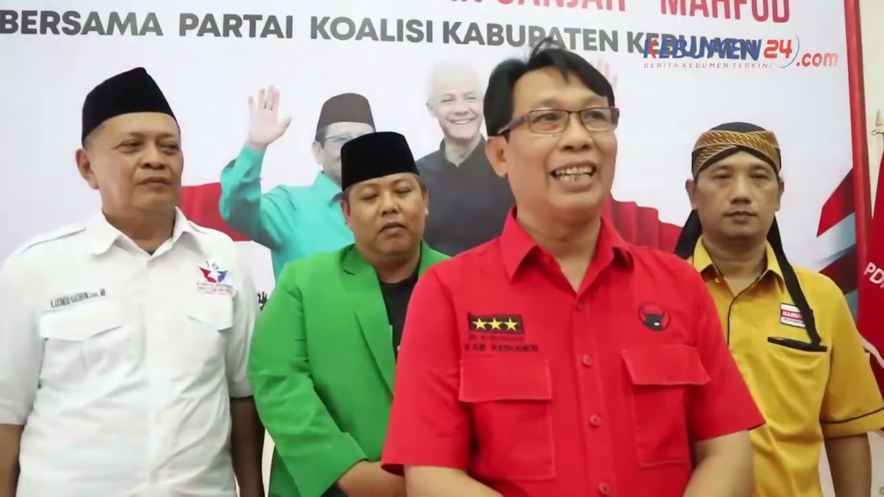 Empat Parpol di Kebumen Siap Menangkan Ganjar Mahfud di Pemilu 2024