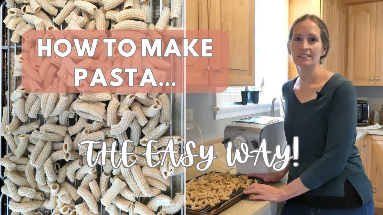 How to Make the BEST Homemade Pasta with FMF / Fresh Milled Flour | Your Family Will Thank You