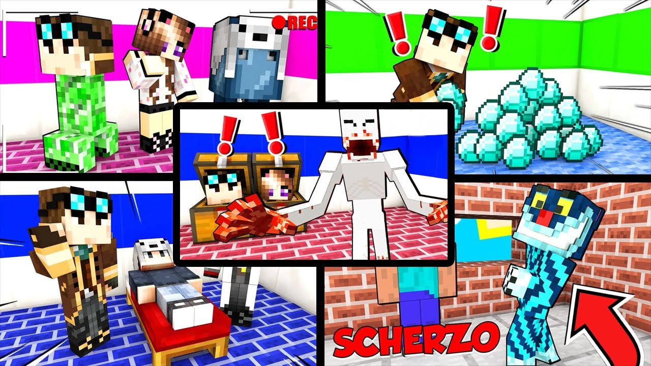 TUTTI gli SCHERZI fatti ai miei amici GIORGIO e ALEX su Minecraft VANILLA!!