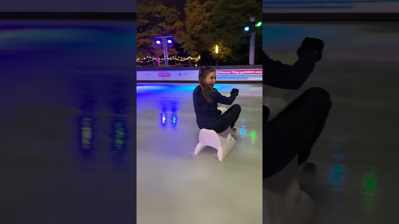 Gerade ne neue Sportart entdeckt 🤪 #eislaufen #sophiaschubert