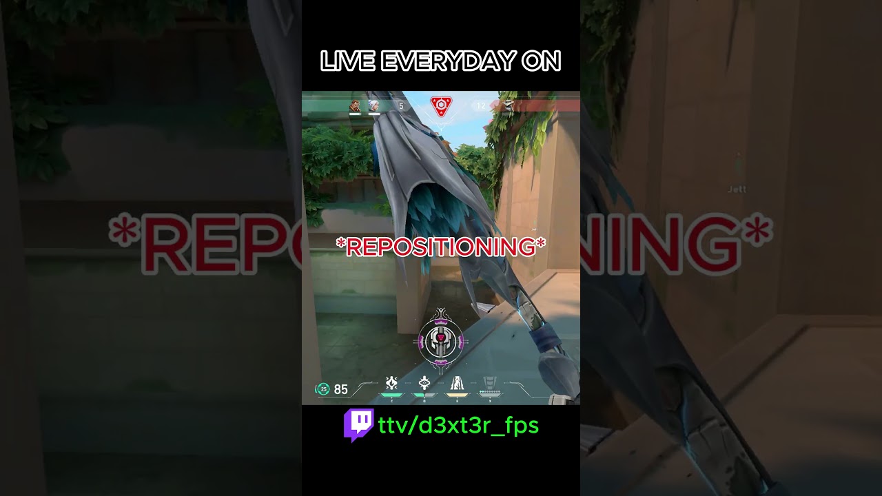 WHY YOU SHOULD ALWAYS REPOSITION 🧠 #valorantshorts  #dexteryt #gamesense  #clutchmoments