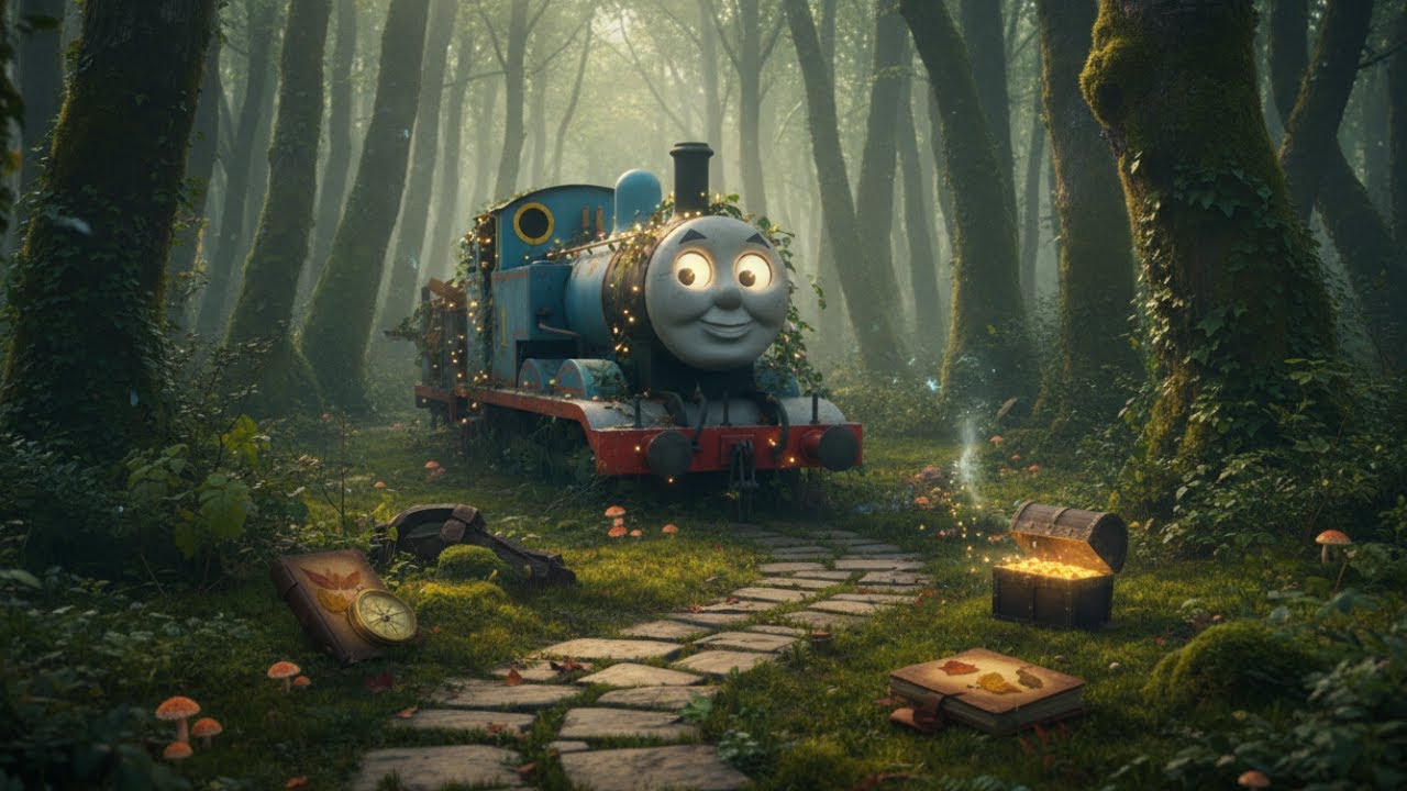 ASMR Car Restoration 😱 – Abandoned Thomas Train Found in the Forest | Full Rebuild