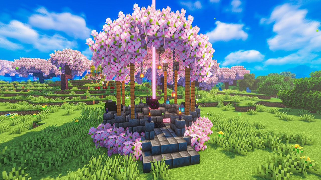 Minecraft 1.20 I How to Build a Magical Dragon Egg Shrine!!
