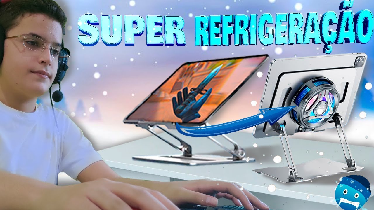 melhor Suporte e Cooler de Refrigeração para Galaxy tab S9 com mobilador