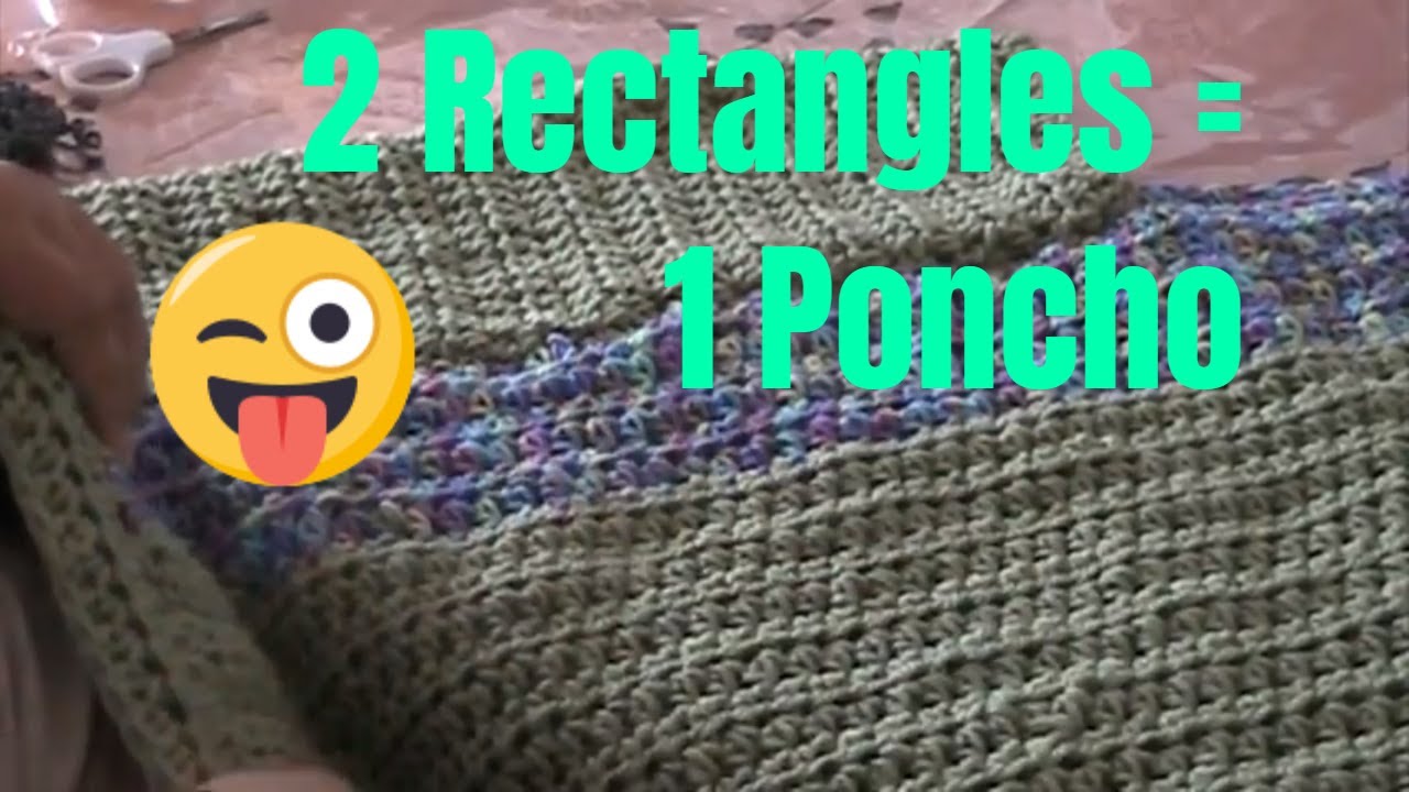 2 Rectangles Become a Poncho