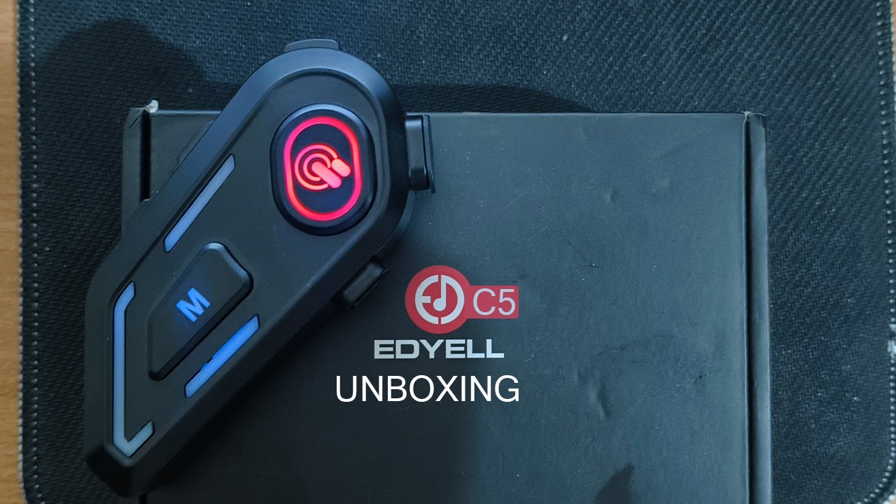 Edyell C5 Unboxing: The BEST Budget Intercom for Bikers?