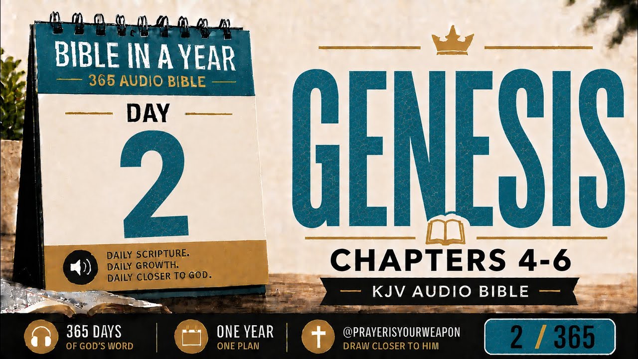 Day 2: Read the Bible in a Year | Genesis 4-6