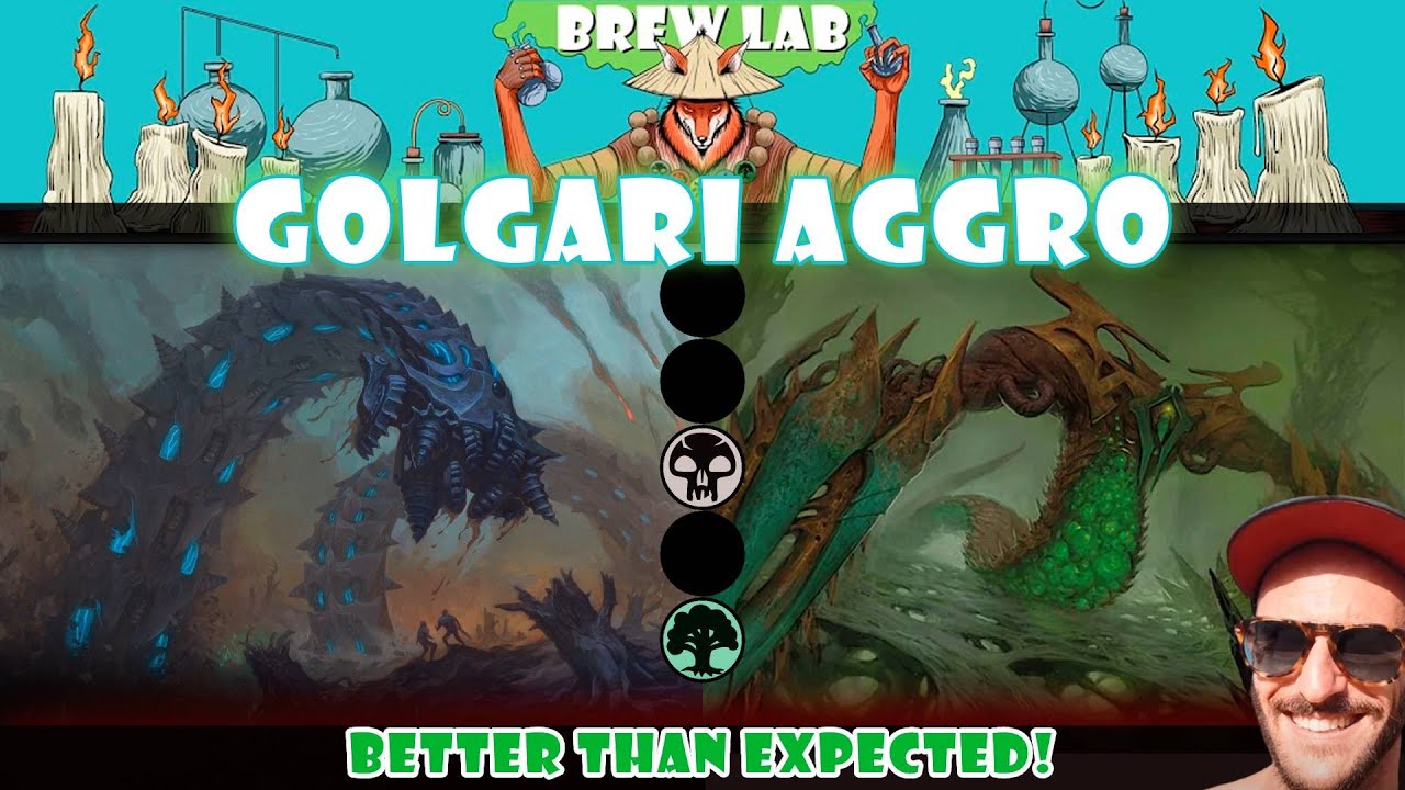 MTGA - BrewLab - Golgari Aggro ⚫️🟢 (Mythic Standard)