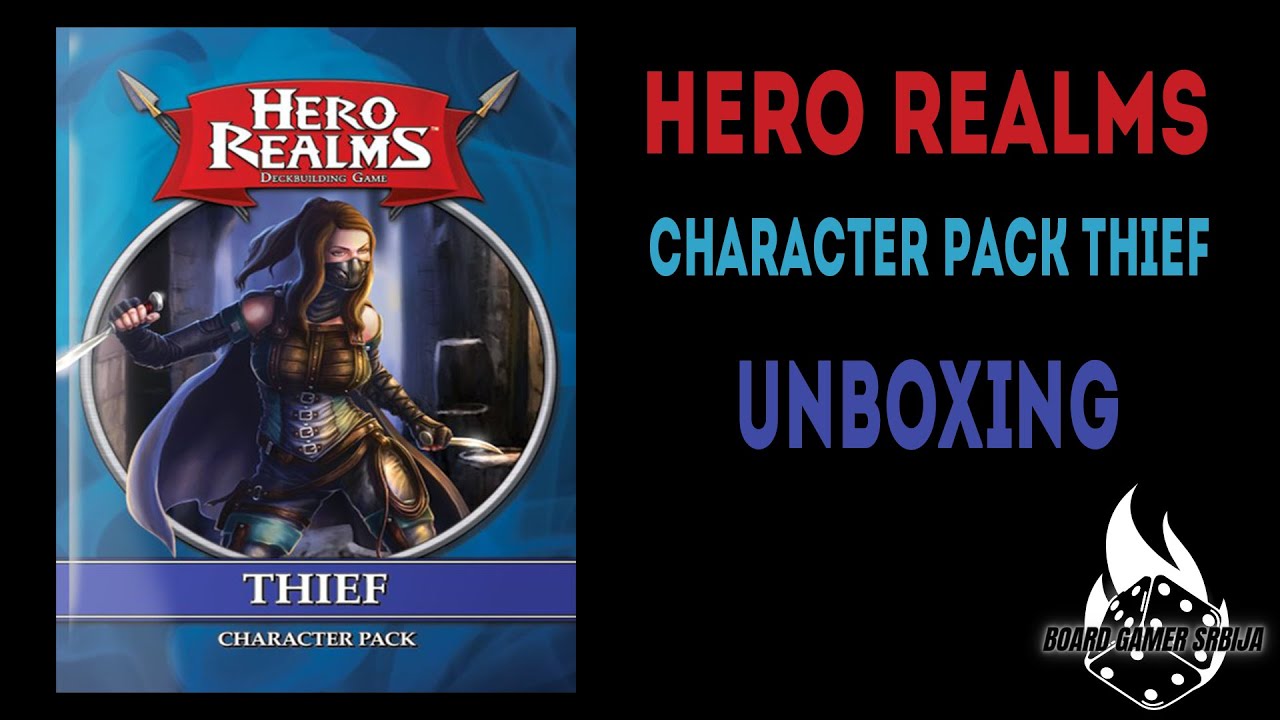 Hero Realms: Character Pack Thief - Unboxing (pro&scaron;irenje za Hero Realms)
