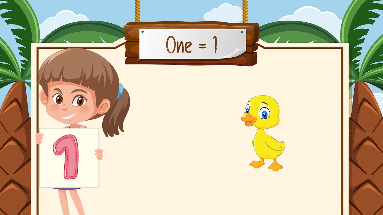 Увлекательное обучение счету от 1 до 10 для детей | Легкое изучение чисел 🎈