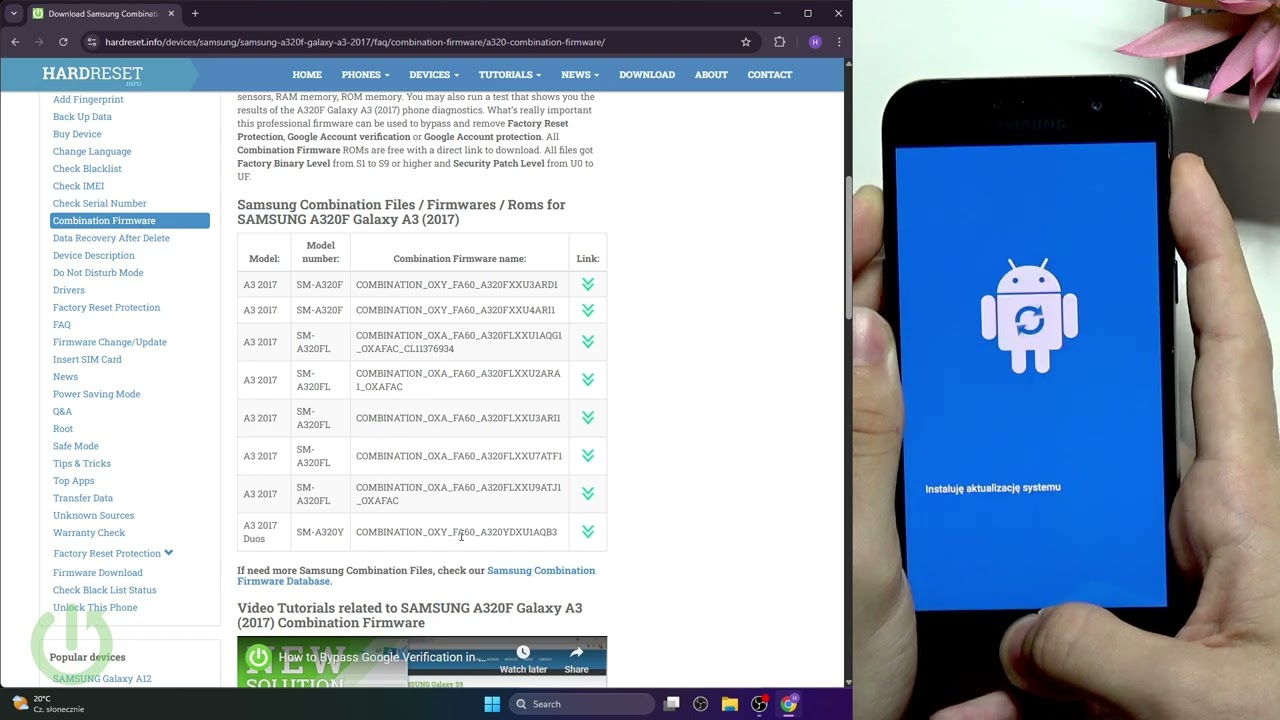 SAMSUNG Galaxy A3 (2017) – Bypass FRP and Google Account Verification