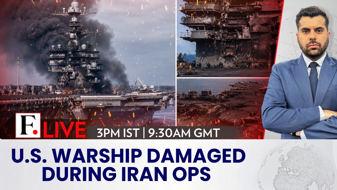 LIVE | Massive US Warship Fire: New Images Show Damaged USS Gerald R Ford | Firstpost