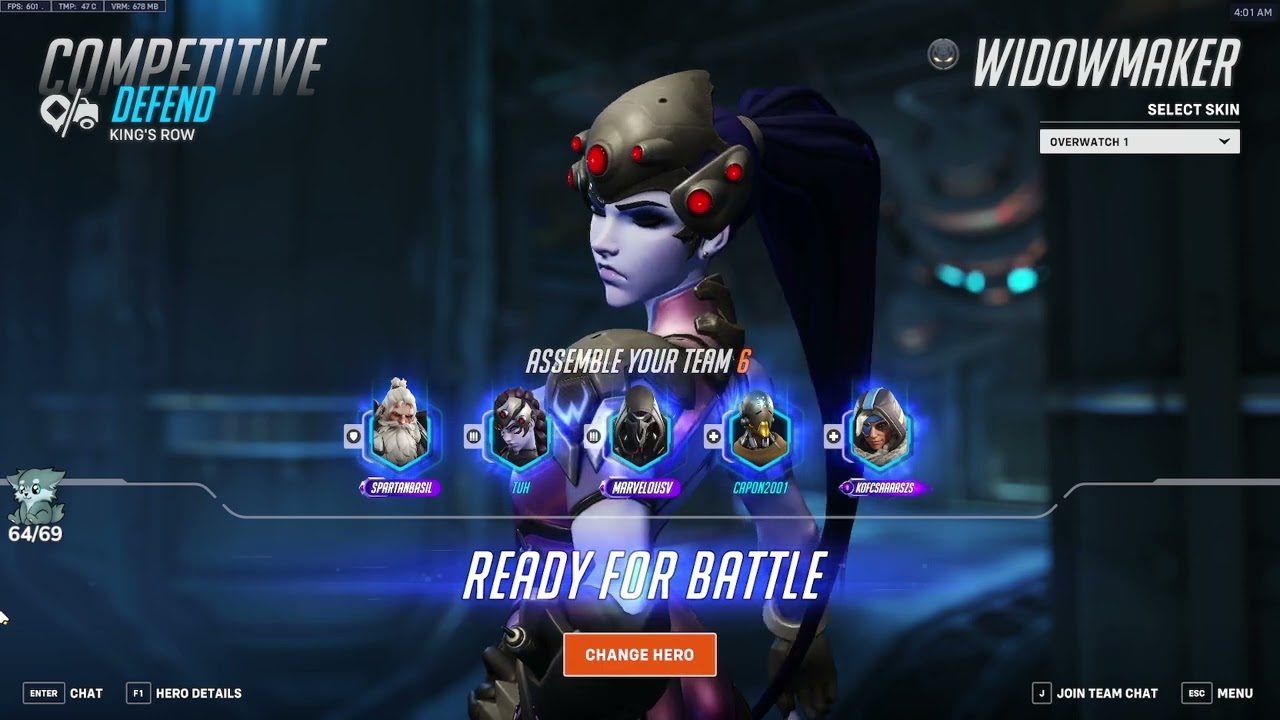 IDDQD WIDOW MAIN! IDDQD WIDOWMAKER GAMEPLAY OVERWATCH 2 SEASON 14 TOP 500