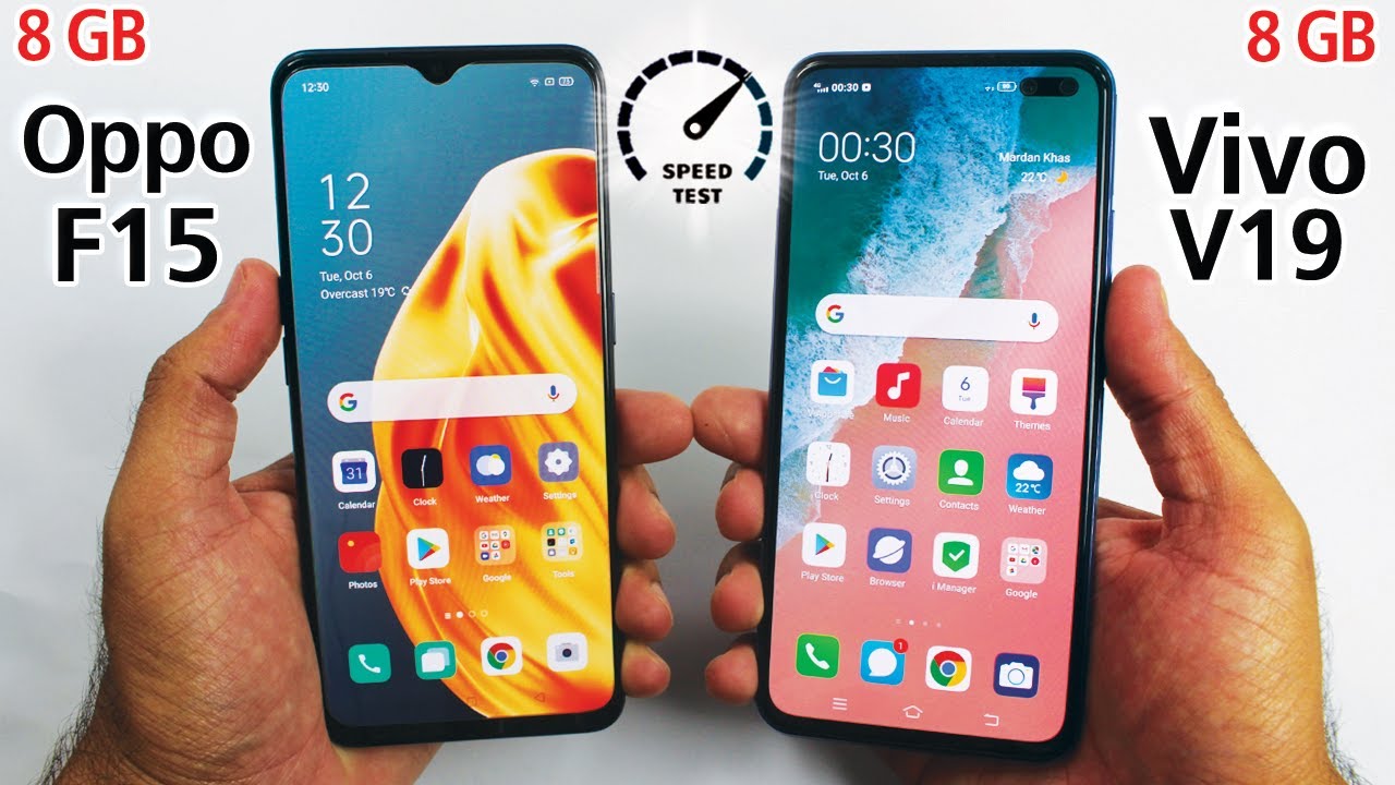Oppo F15 vs Vivo V19 - Speed Test & Comparison!