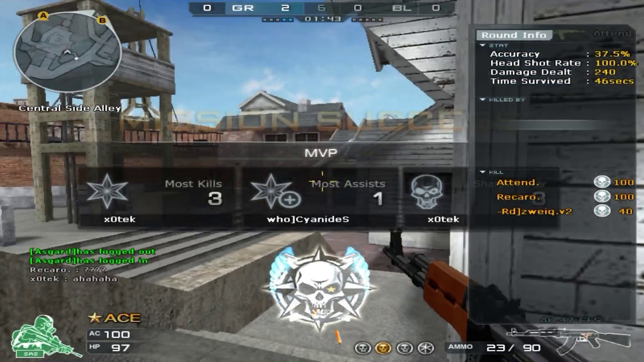 [AK47 CFS + AWM VIP]Ranked Mode + S&D Gameplay - CrossFire Stream Highlights