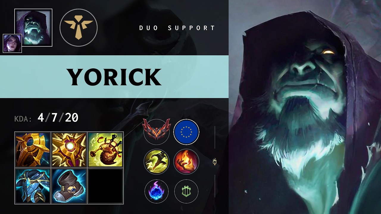 Yorick Support vs Zoe - EUW Grandmaster Patch 26.14