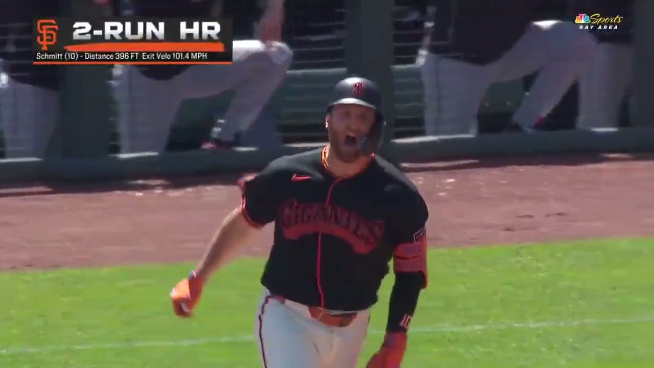 Casey Schmitt's 10th home run of the 2026 season is a 2-run shot