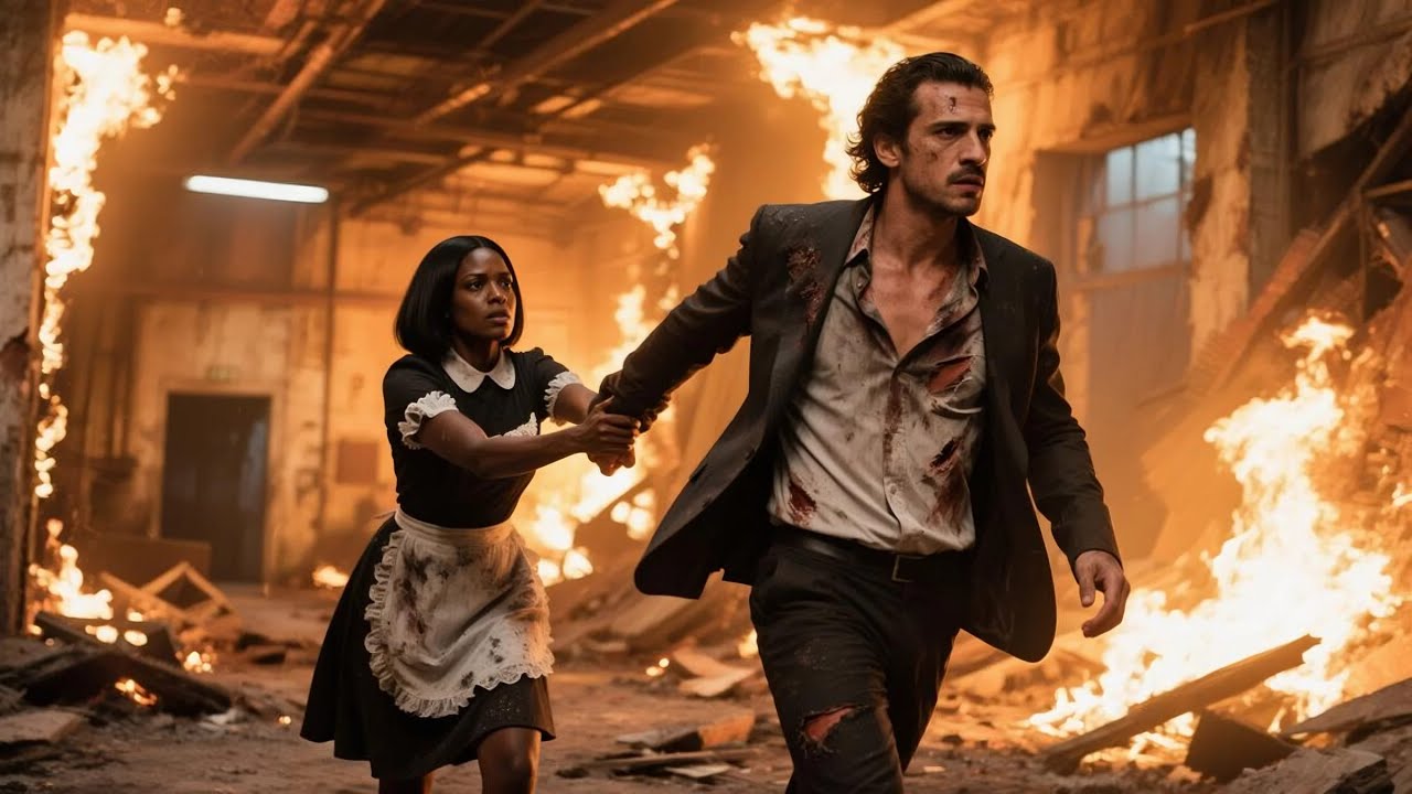 The Black Maid Dragged The Italian Mafia Boss Out Of The Fire While Everyone Else Fled The Explosion