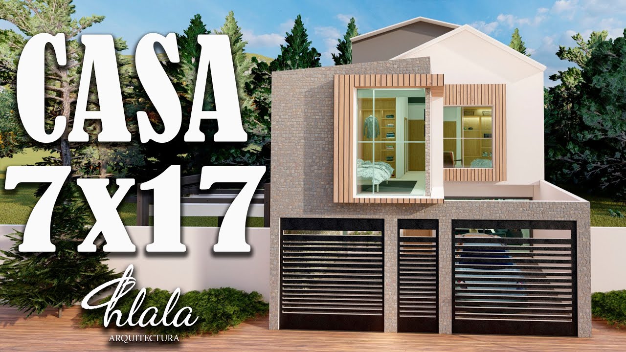 😏 Casa de DOS pisos con 3 habitaciones 🏠 | PROYECTO QUIÑONEZ | ohlala arquitectura