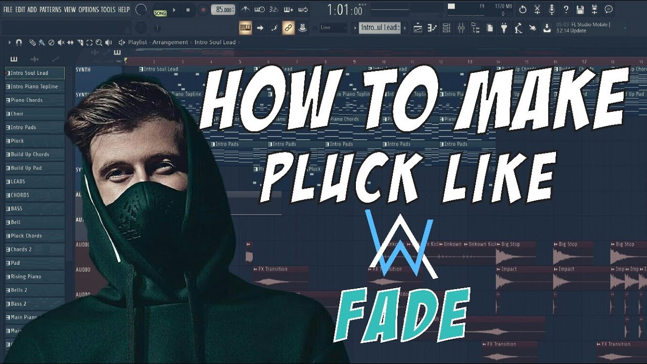 How to make pluck like Alan Walker Fade /Faded