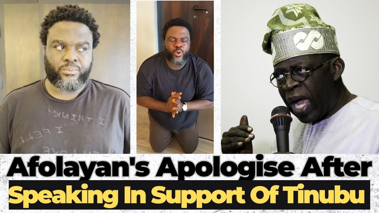 Aremu Afolayan Apologises After Tinubu Rally Comment &mdash; 