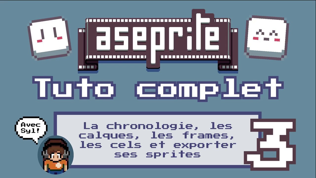 Tutoriel Aseprite - 3/6 - Les calques, l'animation, et les derniers tips