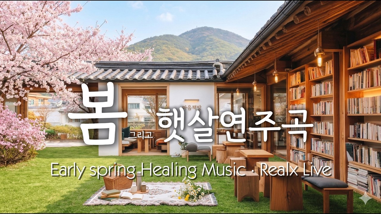 🔴LIVE 🌸봄이 오는 소리｜나를 위한 쉼표☕Acoustic & Piano LIVE