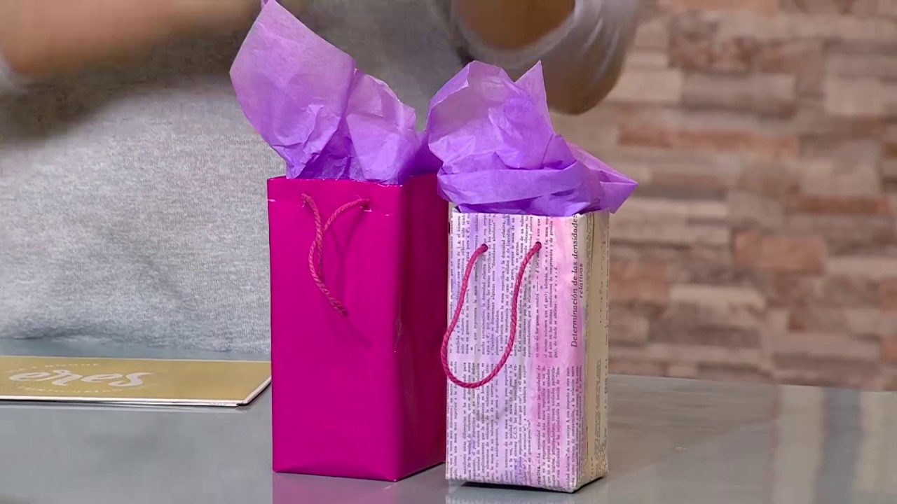 Transformando cajas de leche en bolsas de regalo | Hazlo tú mismo | Eres 24/7