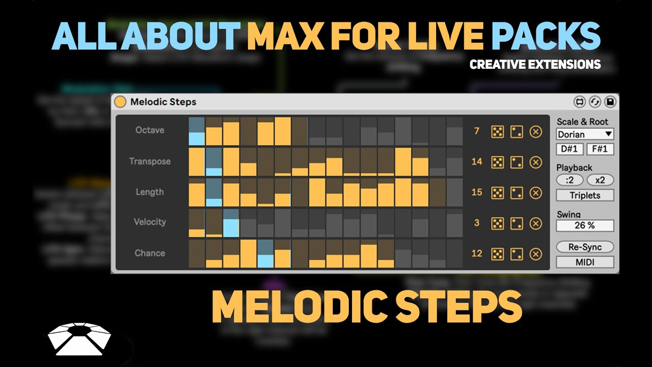 All About Max for Live Packs - Melodic Steps | Creative Extensions
