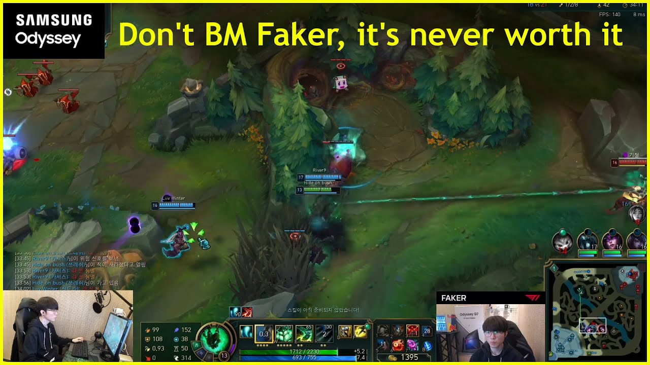 Don't BM Faker, it's never worth it