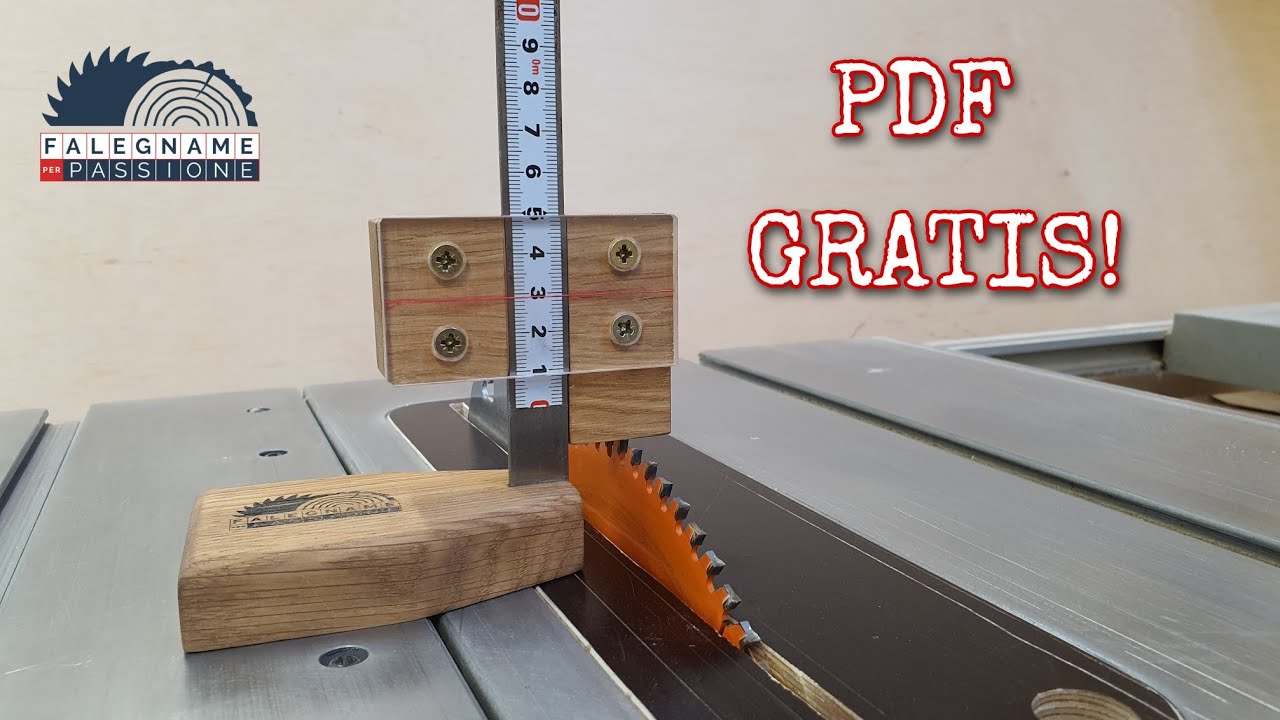 Height Gauge, misuratore di altezza fai da te per fresatrice e sega circolare
