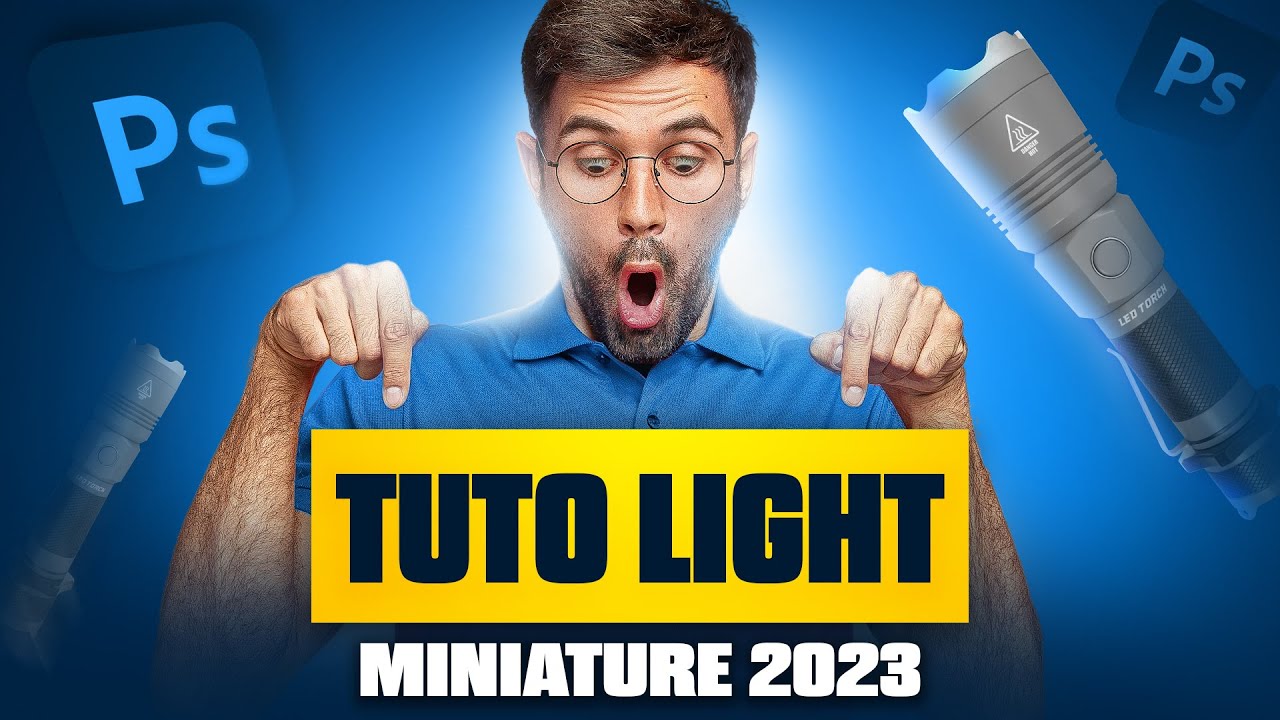Comment faire des lights - miniatures youtube photoshop tuto 2023