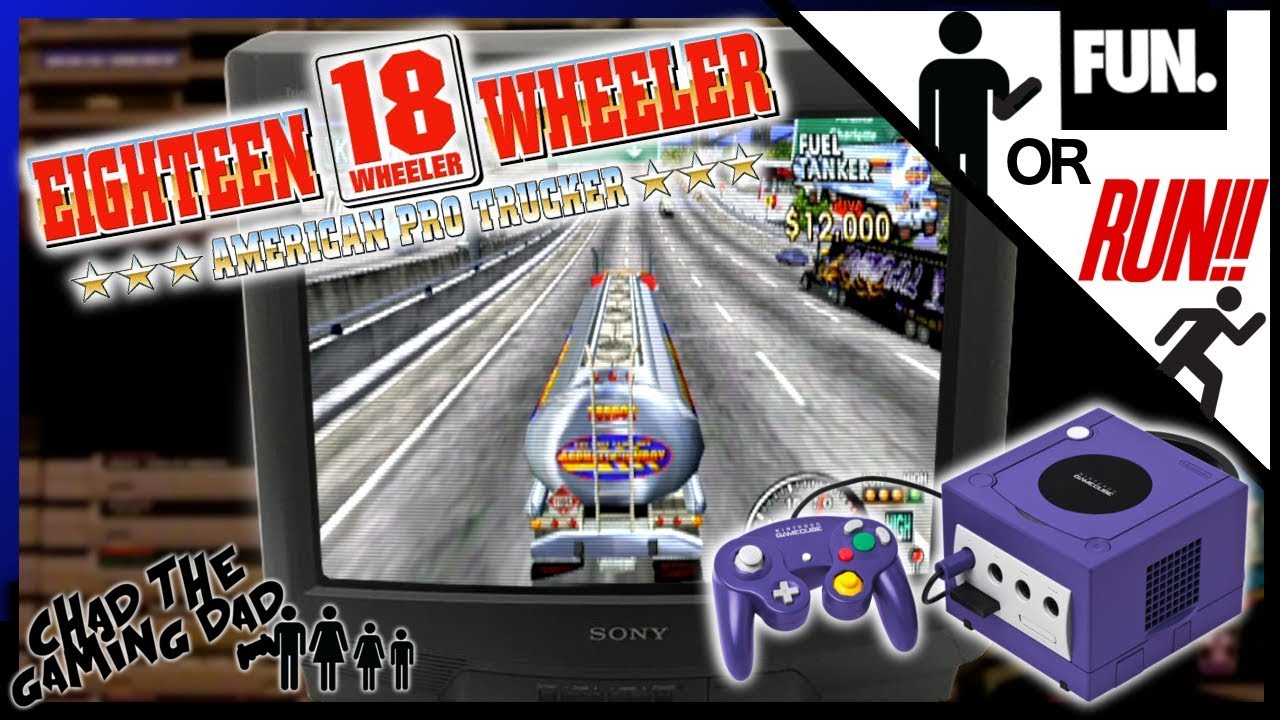 18 Wheeler: American Pro Trucker REVIEW!! | Gamecube | FUN. or RUN!! | Chad The Gaming Dad