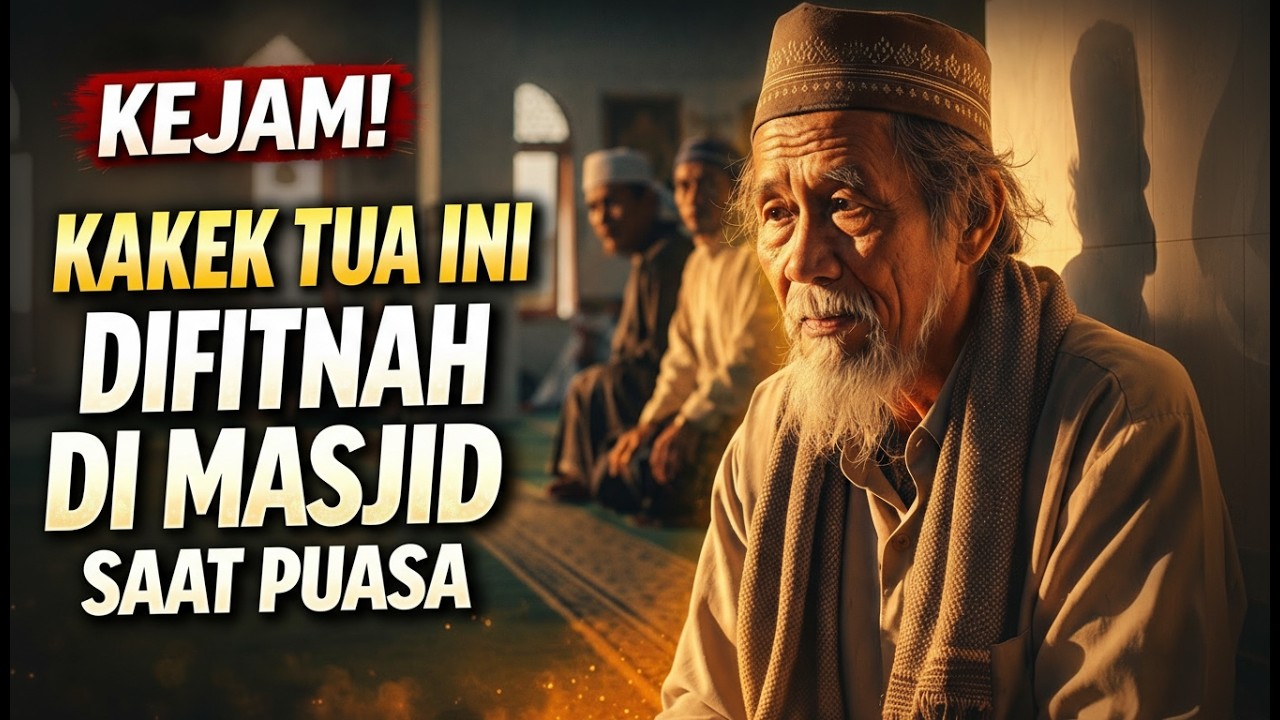 Kakek Tua ini Dituduh Mencuri di Masjid Saat Puasa, Akhir Hidupnya Bikin Semua Menyesal
