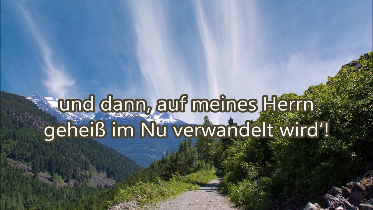 Ich weiß nicht wann mein Herr erscheint