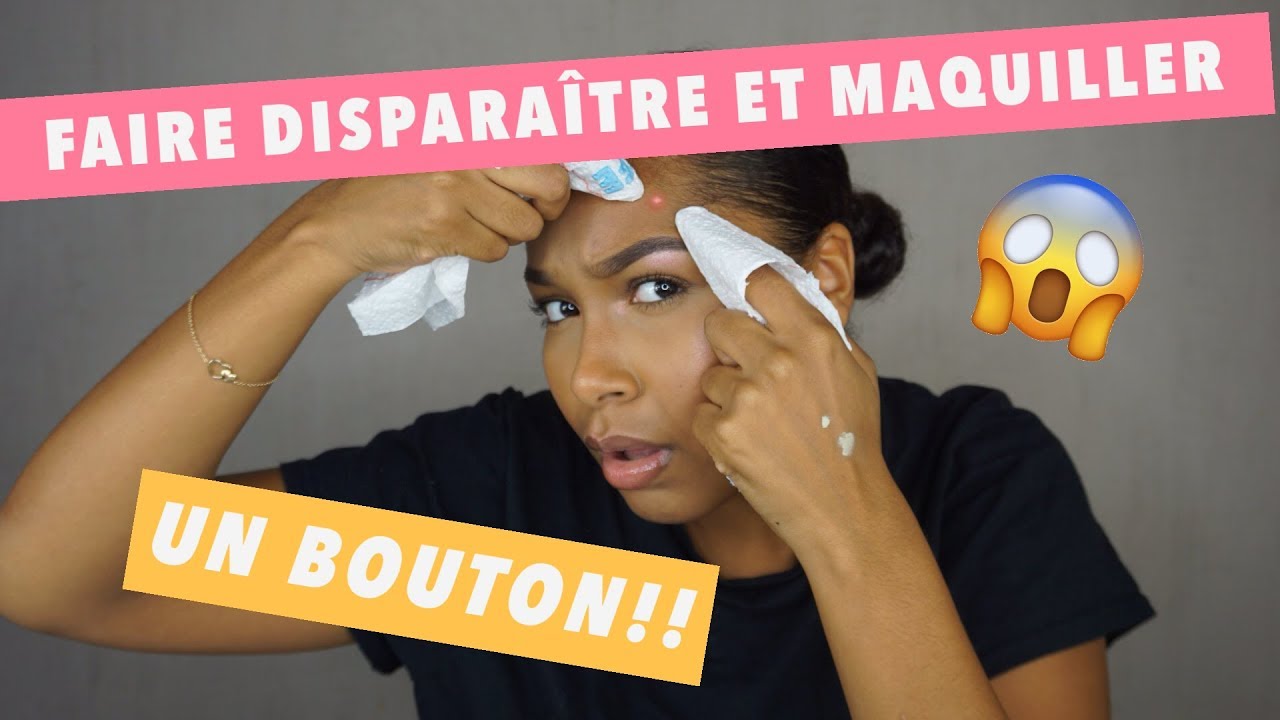 COMMENT FAIRE DISPARAÎTRE ET MAQUILLER UN BOUTON ??! 🤯