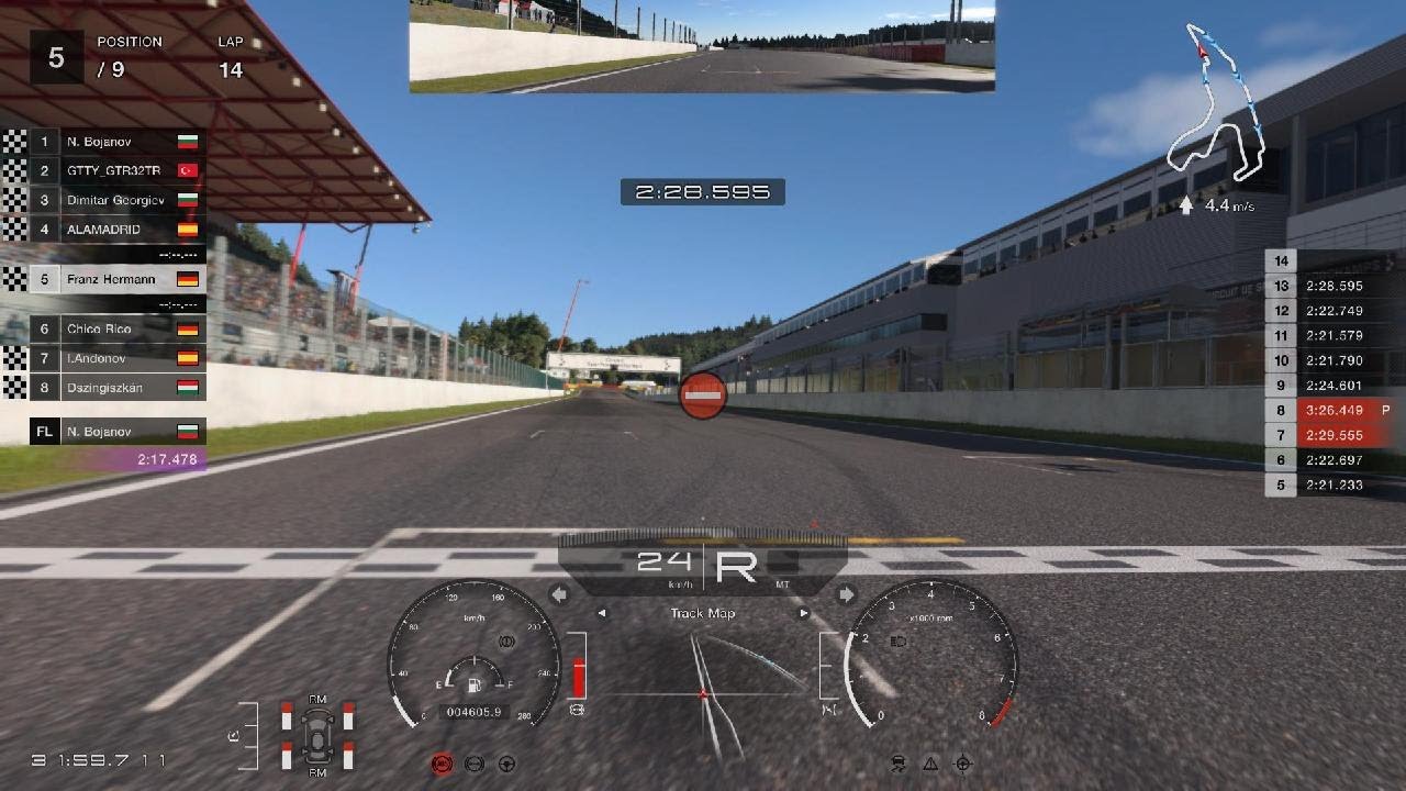 30 minutes Endurance with BoP on Spa Francochamps from Franz Hermann