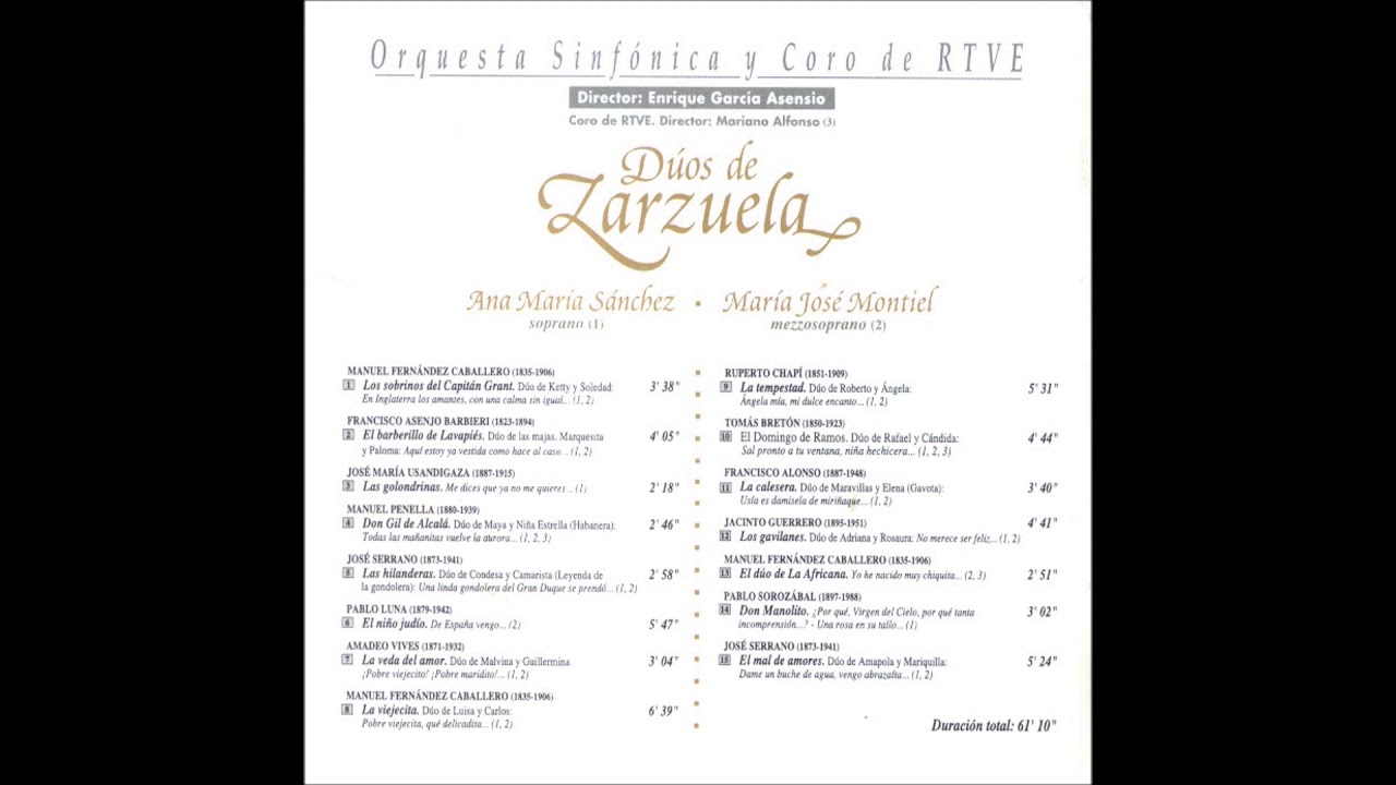 Ana María Sánchez - «No me duele que se vaya» (“La rosa del azafrán, 2004)