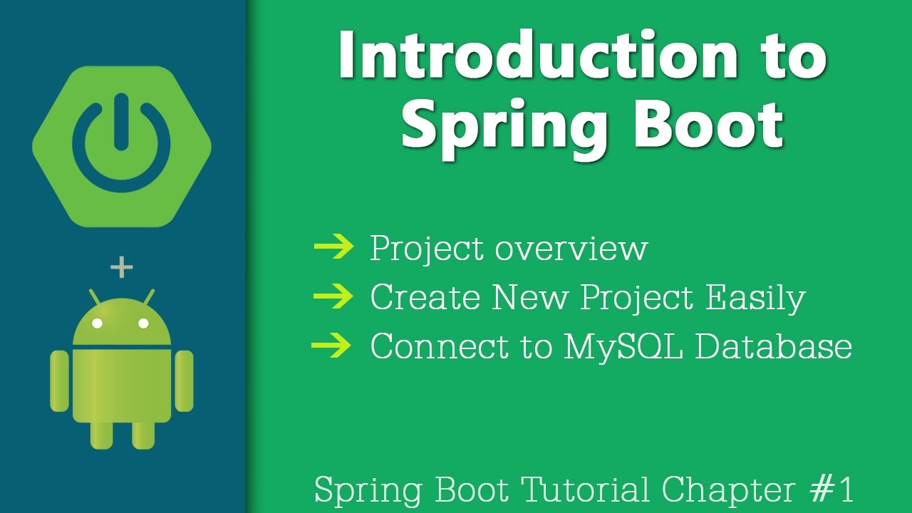 Spring Boot Server & Android Client App Tutorial | Introduction and project setup | Chapter #1